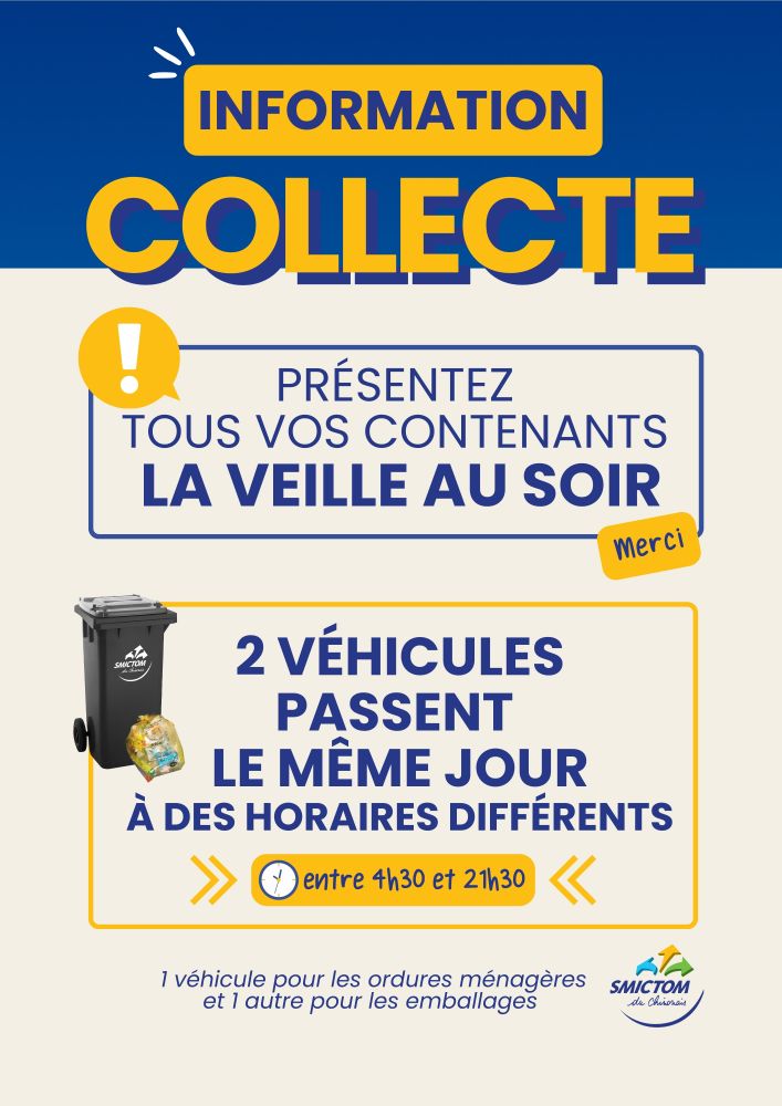 Information collecte des déchets 2026